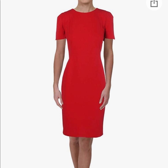 Calvin Klein Dresses & Skirts - Calvin Klein Short Sleeved Seamed Sheath Dress